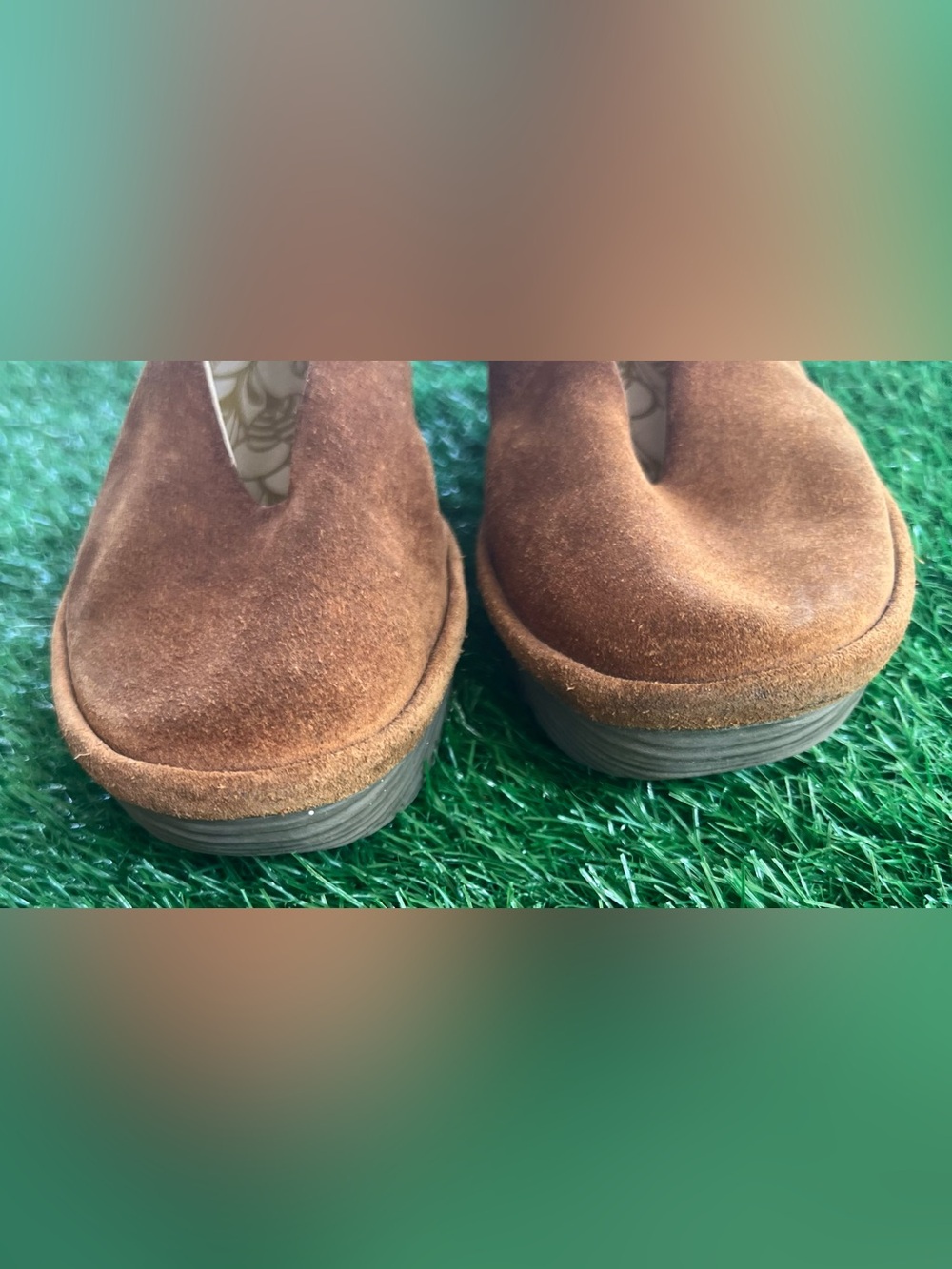 Fly London YAZ Brown Suede Wedge Shoes 38 - Picture 9 of 14